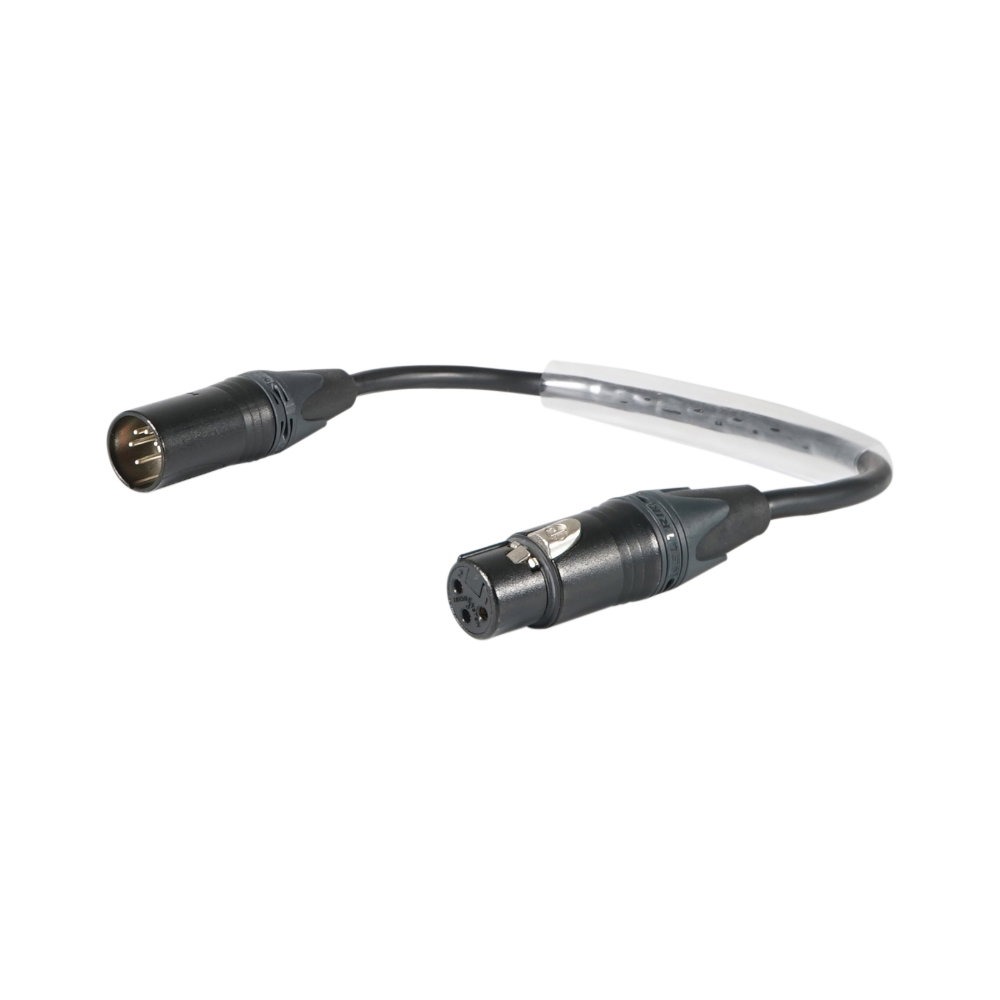 Elumen8 DMX Adaptor 5-Pin Male XLR to 3-Pin Female XLR Elumen8 DMX Adaptor 5-Pin Male XLR to 3-Pin Female XLR