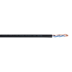 Elumen8 TOUR Starquad 4 Core Microphone Cable SQ1PRB, 100m Drum Black