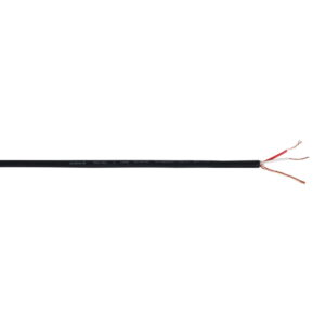 Elumen8 INSTALL Screened 2 Core Microphone Cable MIC1PRB, 500m Drum Black