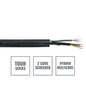 Elumen8 TOUR 2.5mm2 Power Signal Combi Cable PSC2.5B, 100m Reel