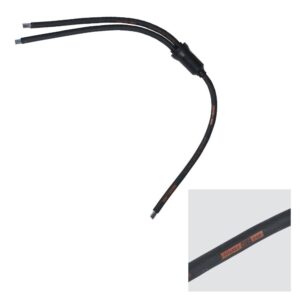 Elumen8 Moulded Y Split, 2 Way 0.5m Tails - 6mm 5C Bare Ends