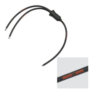 Elumen8 Moulded 3Ph Y Split 0.5m Tails - 2.5mm 5C to 2 x 5C Bare Ends