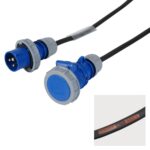 Elumen8 5m 2.5mm IP67 Blue 16A Male - 16A Female Cable