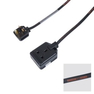 Elumen8 10m 1.5mm 13A Male - 13A 1G Female Extension Cable