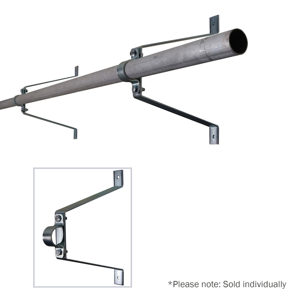 Elumen8 Pipe To Wall Bracket, 300mm Zinc Elumen8 Pipe To Wall Bracket, 300mm Zinc