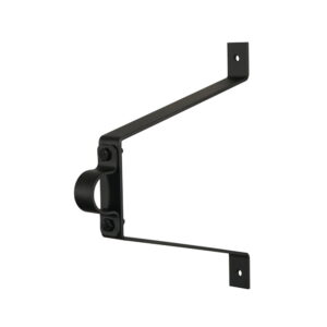Elumen8 Pipe To Wall Bracket, 300mm Black
