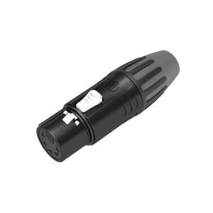 Seetronic 5-Pin Female XLR Black SCMF5-B