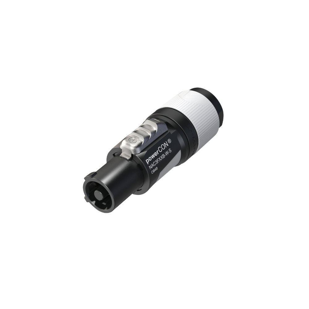 Neutrik powerCON FXX B-type Connector NAC3FXXB-W-S Neutrik powerCON FXX B-type Connector NAC3FXXB-W-S