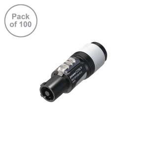 Neutrik powerCON FXX B-type Connector NAC3FXXB-W-S-D (Pack of 100)