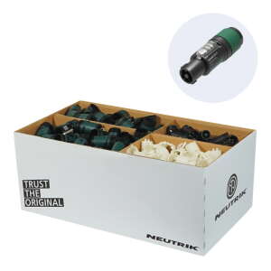 Neutrik speakON Cable Connector NL4FXX-W-L-D (Pack of 100)