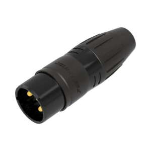 Seetronic 3-Pin Male XLR IP67 Black SCWM3-B-67