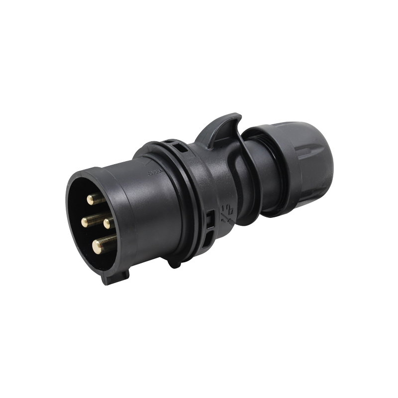 PCE 16A 415V 3P+E Plug Black (014-6x) PCE 16A 415V 3P+E Plug Black (014-6x)
