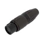 Seetronic 5-Pin Female XLR IP67 Black SCWF5-B-67