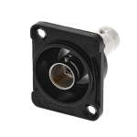 Seetronic BNC Female Chassis Connector Black SBB75DFGX-B