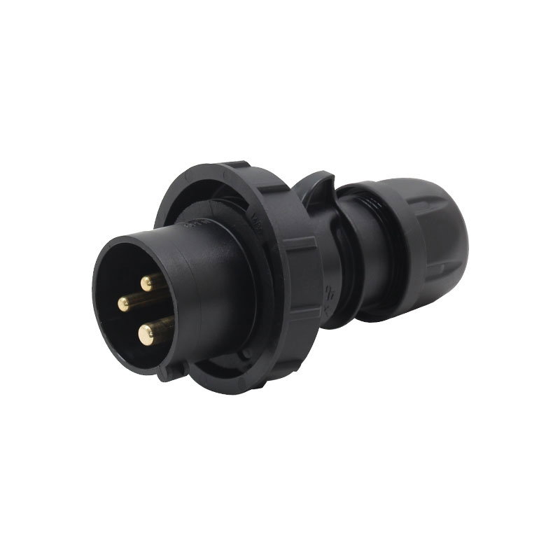 PCE 16A 230V IP67 2P+E Black Plug (0132-6X) PCE 16A 230V IP67 2P+E Black Plug (0132-6X)