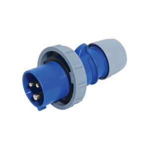 PCE 16A 230V 2P+E IP67 Plug (0132-6)