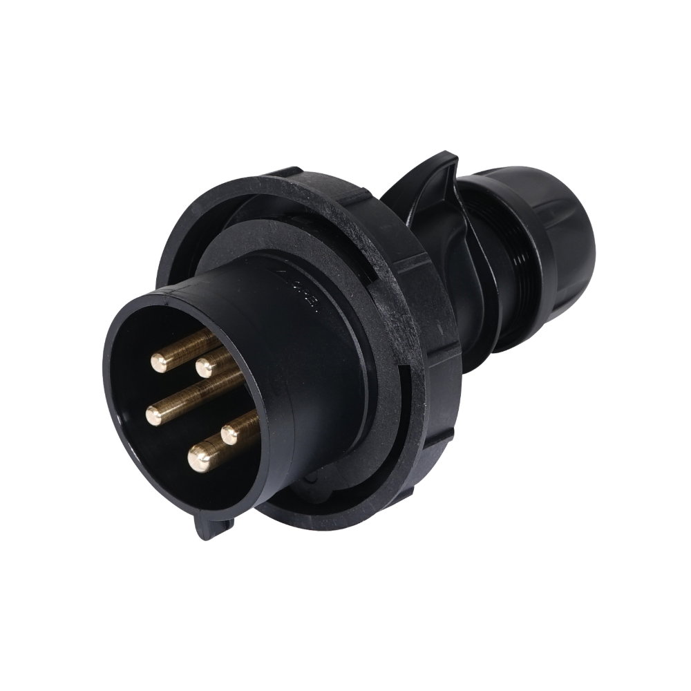 PCE 32A 415V IP67 3P+N+E Black Plug (0252-6x) PCE 32A 415V IP67 3P+N+E Black Plug (0252-6x)