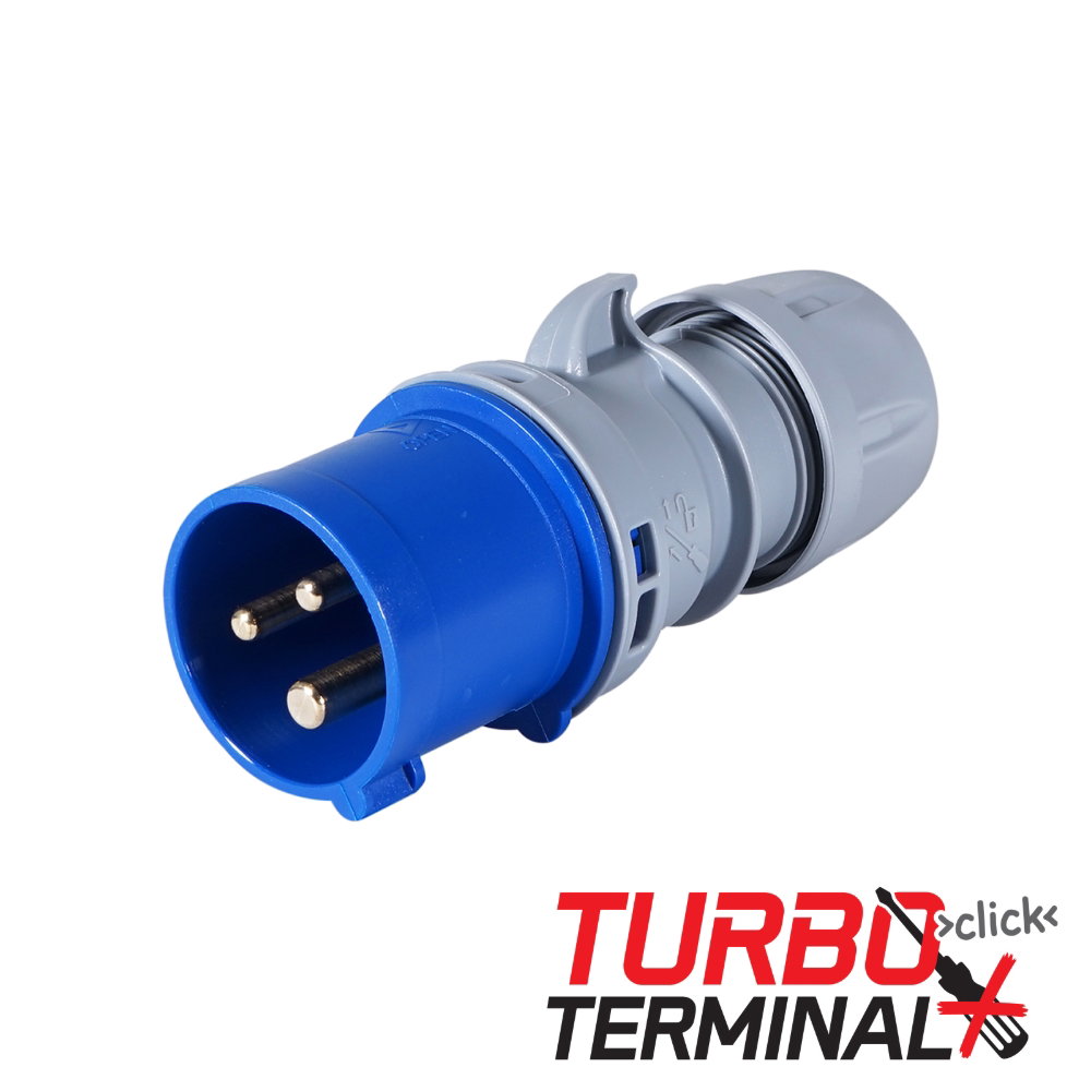 PCE 16A 230V 2P+E Plug (013-6tt) PCE 16A 230V 2P+E Plug (013-6tt)