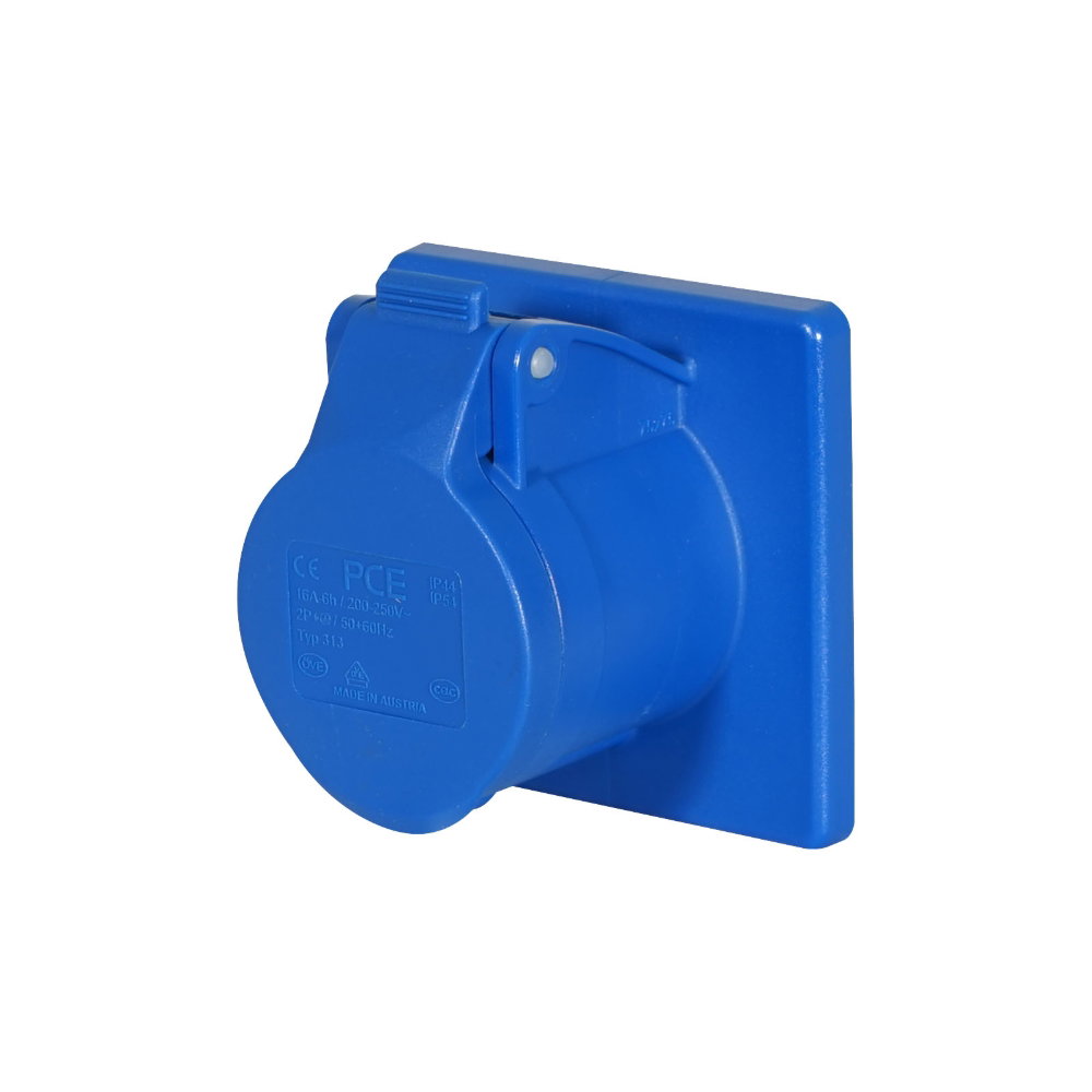 PCE 16A 230V 2P+E Panel Socket for IMST/ISCHL (313-6F7BVX) PCE 16A 230V 2P+E Panel Socket for IMST/ISCHL (313-6F7BVX)