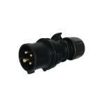 PCE 16A 110V 3P+E Plug Black (014-4x)