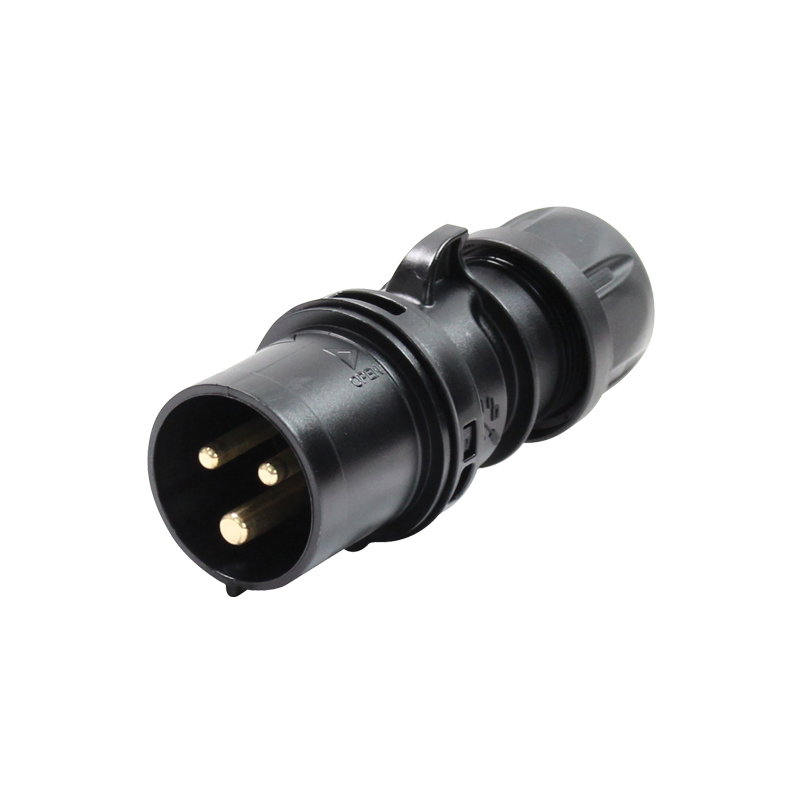 PCE 16A 230V 2P+E Black Plug (013-6X) PCE 16A 230V 2P+E Black Plug (013-6X)