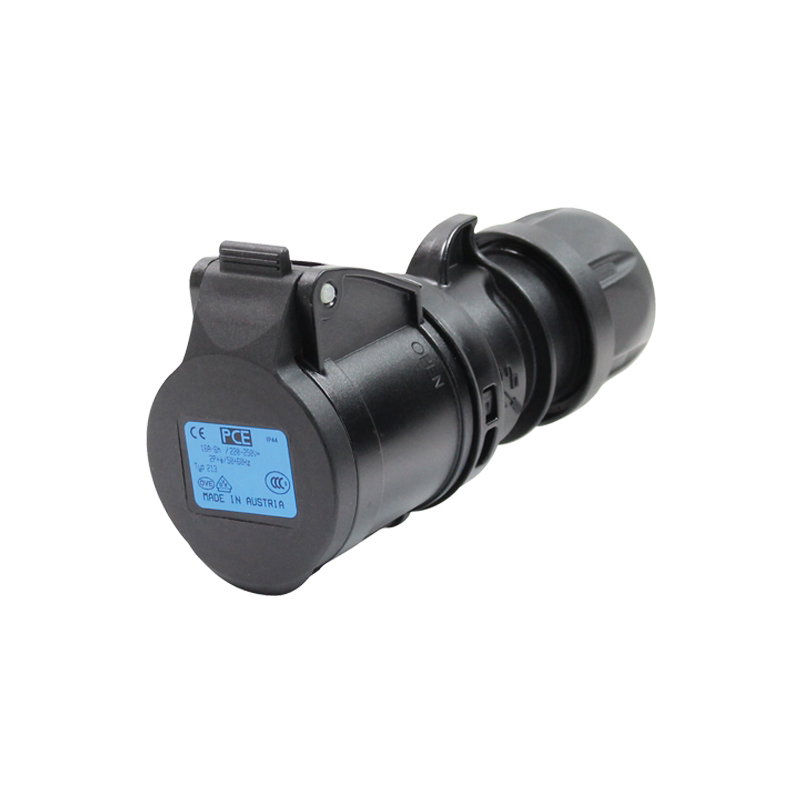 PCE 16A 230V 2P+E Black Socket (213-6X) PCE 16A 230V 2P+E Black Socket (213-6X)