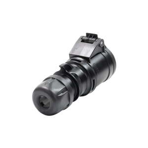PCE 16A 230V 2P+E Black Socket (213-6X)