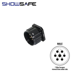 Elumen8 Socapex 7-Pin Panel Male Plug