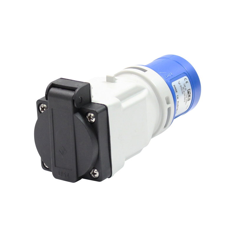 PCE 16A 230V 2P+E Plug to 13A Socket Adaptor(9433103) PCE 16A 230V 2P+E Plug to 13A Socket Adaptor(9433103)
