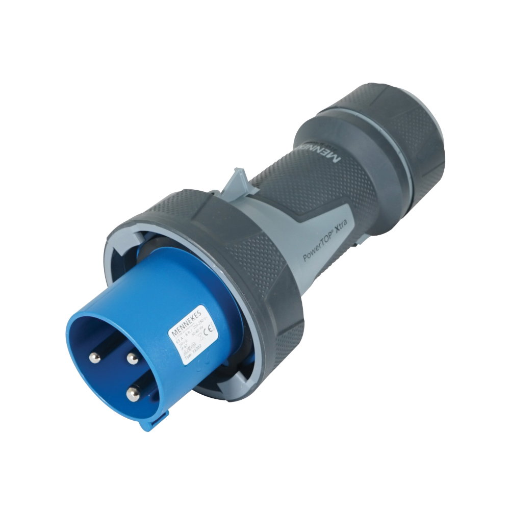 Mennekes 63A 230V 2P+E IP67 PowerTOP Xtra Plug (13202) Mennekes 63A 230V 2P+E IP67 PowerTOP Xtra Plug (13202)