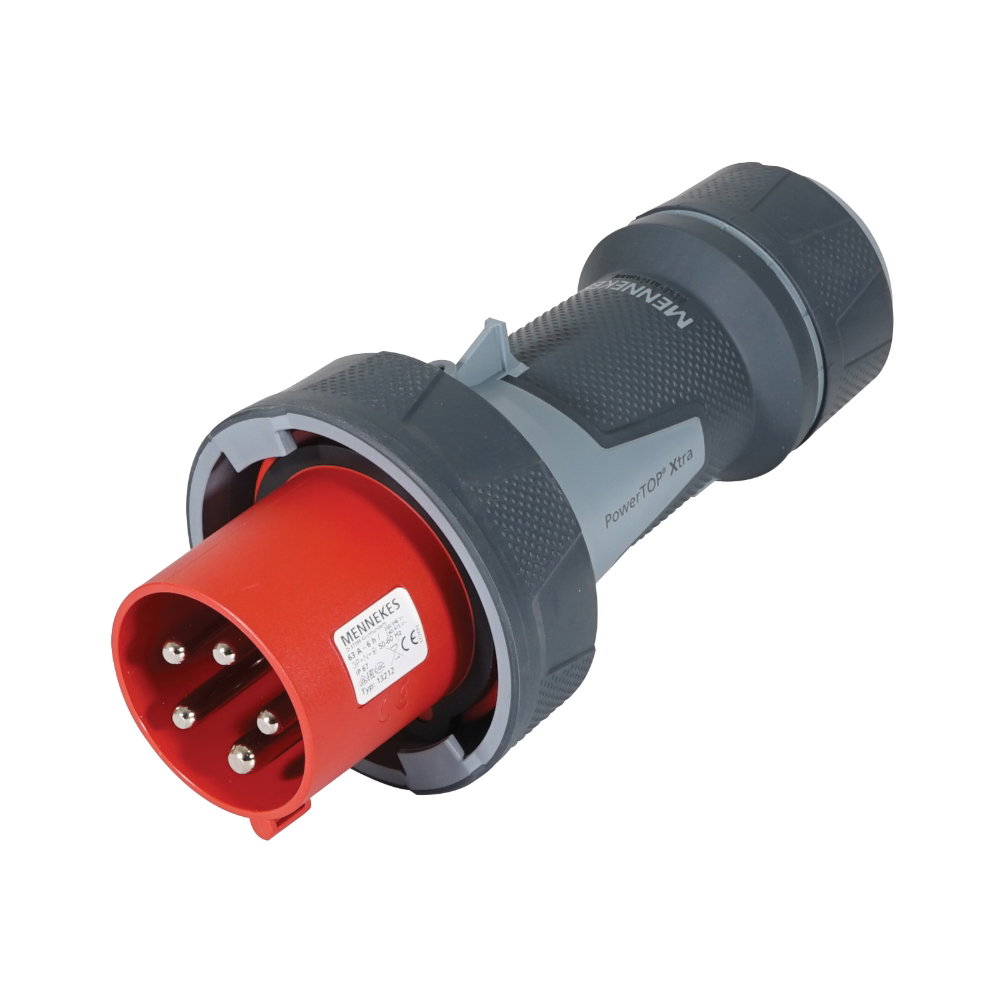 Mennekes 63A 415V 4P+E IP67 PowerTOP Xtra Plug (13212) Mennekes 63A 415V 4P+E IP67 PowerTOP Xtra Plug (13212)