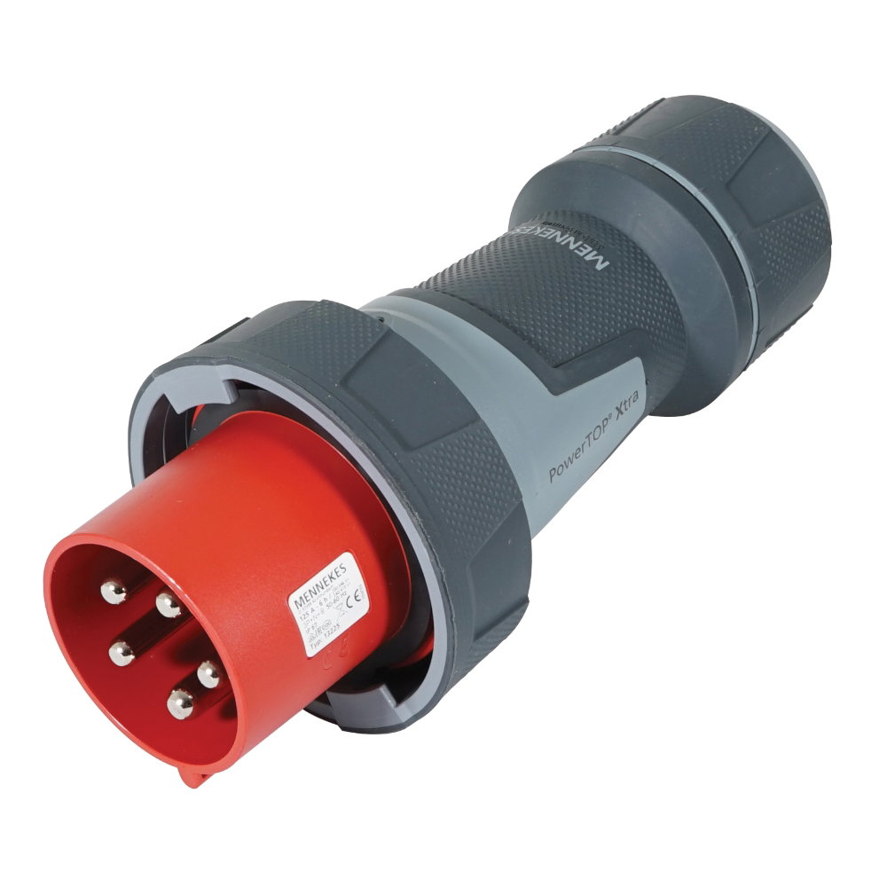 Mennekes 125A 415V 4P+E IP67 PowerTOP Xtra Plug (13225) Mennekes 125A 415V 4P+E IP67 PowerTOP Xtra Plug (13225)