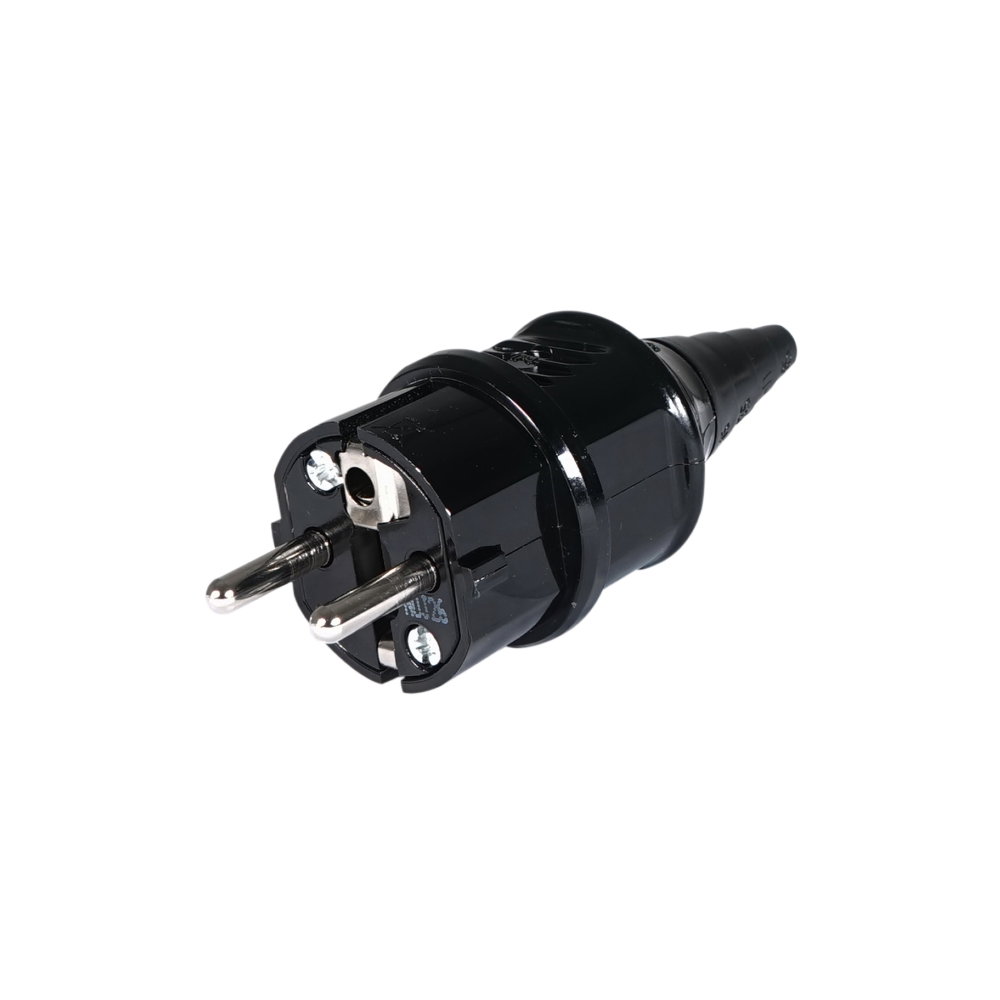 Mennekes 16A 230V 2P+E IP44 Black Schuko Plug (10754) Mennekes 16A 230V 2P+E IP44 Black Schuko Plug (10754)