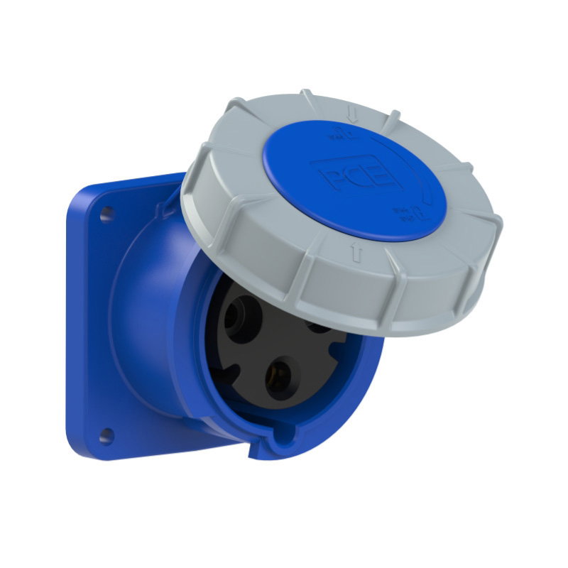 PCE 63A 230V 2P+E Panel Socket (3335-6) PCE 63A 230V 2P+E Panel Socket (3335-6)