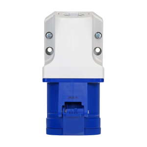 PCE 32A 230V 2P+E Wall Mount Angled Socket (123-6K)