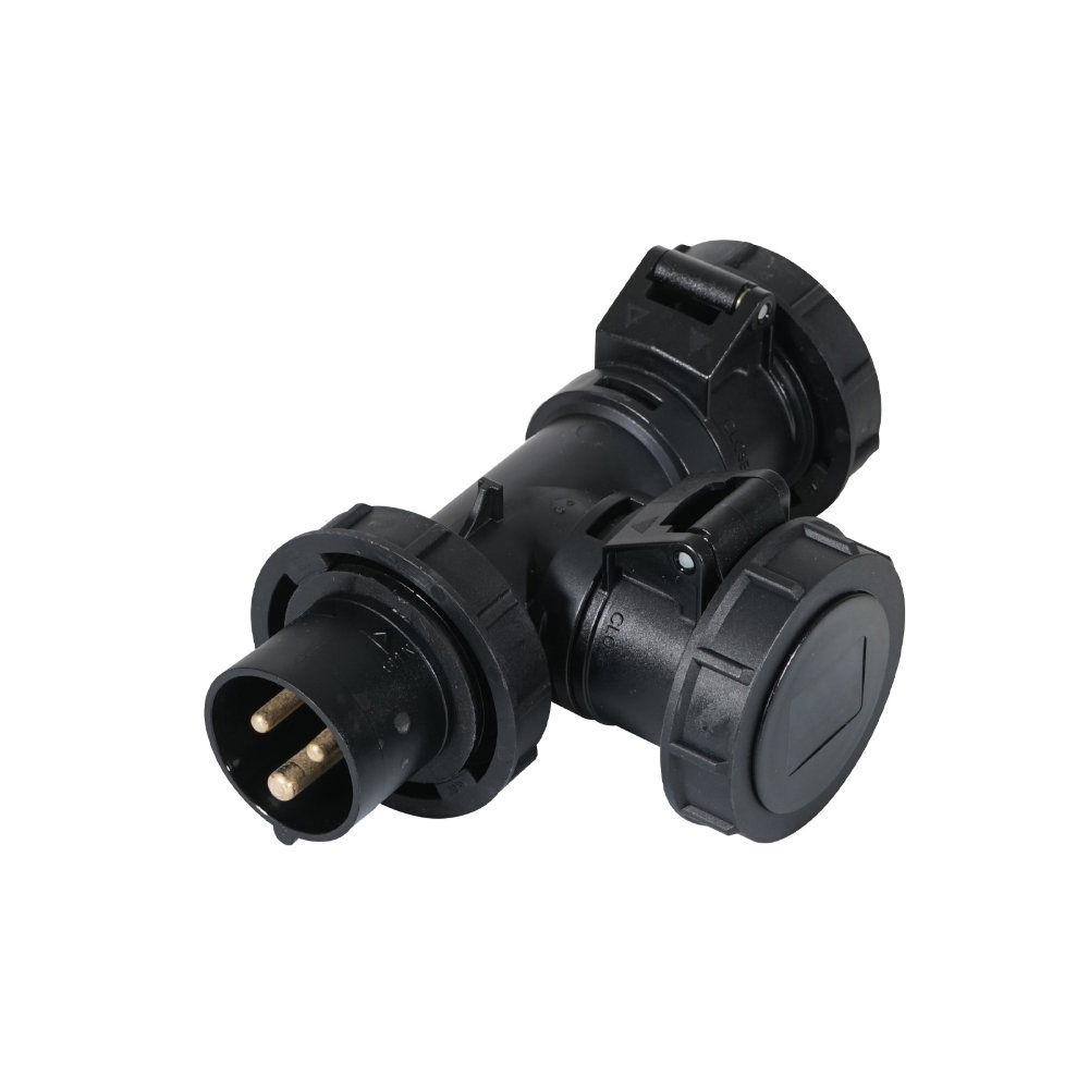 PCE 16A 230V T-Connect - IP67 2 Way 16A Splitter (94326003) PCE 16A 230V T-Connect - IP67 2 Way 16A Splitter (94326003)