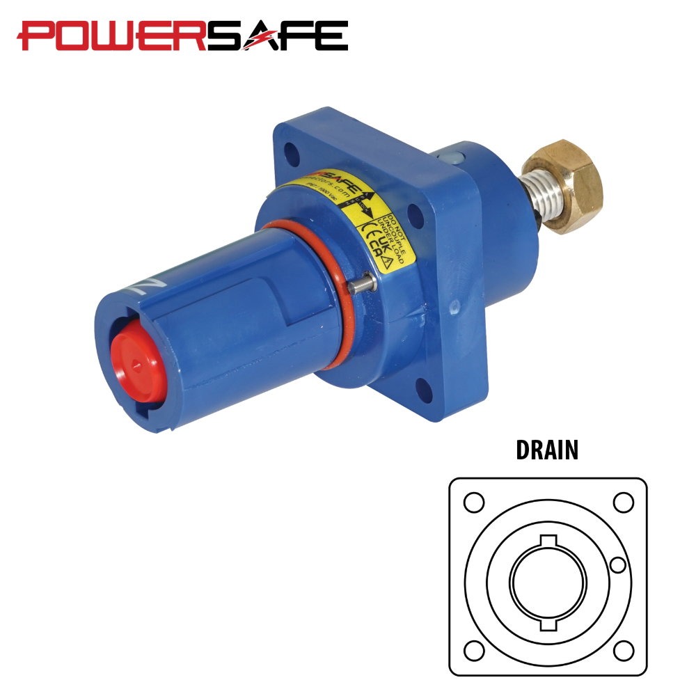Elumen8 Powersafe 500A Panel Drain T5 Post Neutral Blue Elumen8 Powersafe 500A Panel Drain T5 Post Neutral Blue