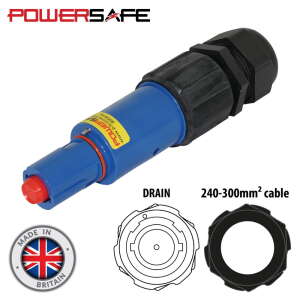 Elumen8 Powersafe 800A Line Drain 240mm2 Neutral Blue