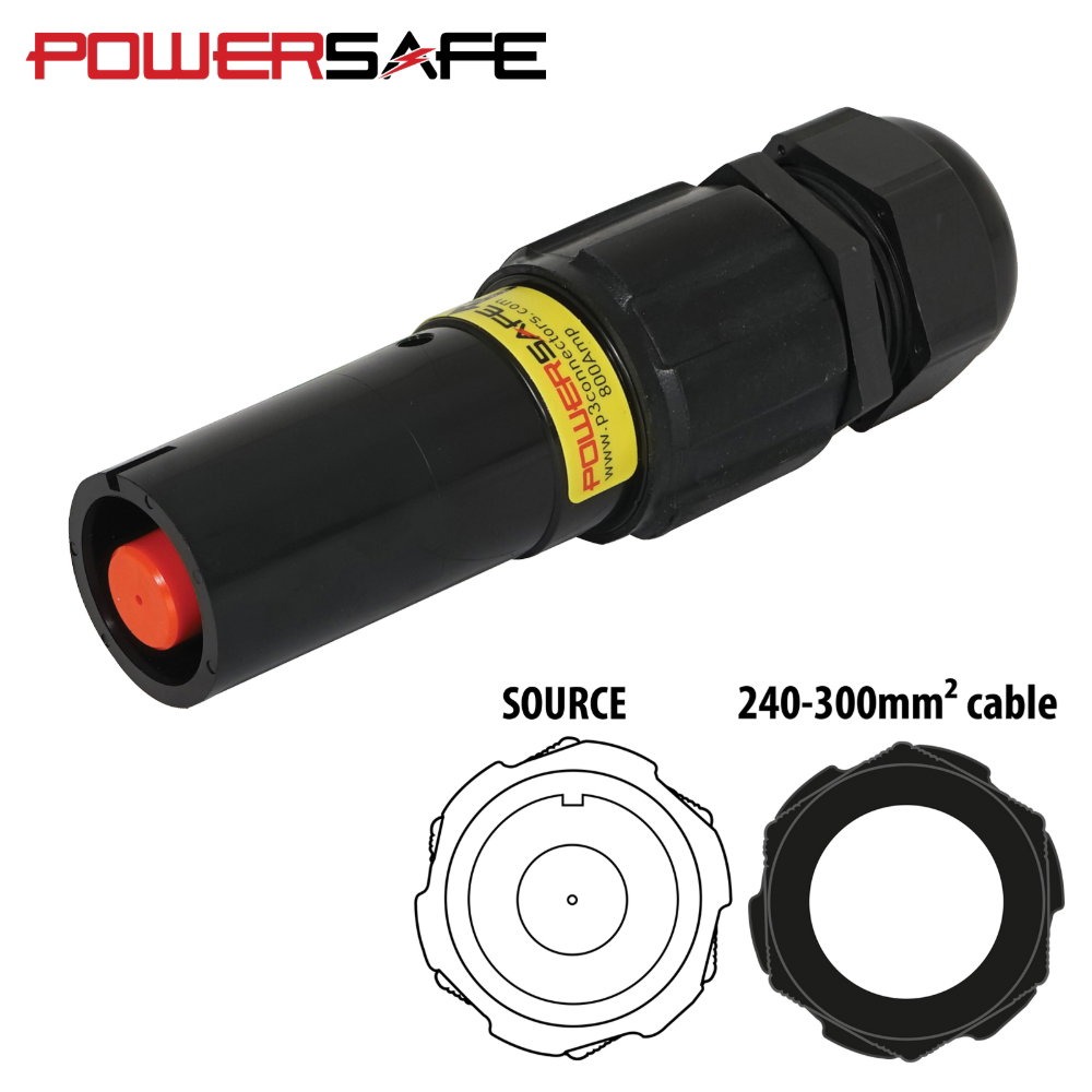 Elumen8 Powersafe 800A Line Source 240mm2 L2 Black Elumen8 Powersafe 800A Line Source 240mm2 L2 Black
