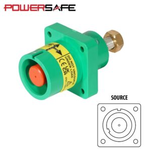 Elumen8 Powersafe 800A Panel Source Male T8 Post Earth Green