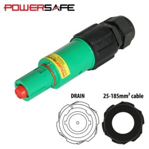 Elumen8 Powersafe 500A Line Drain 150mm2 Earth Green