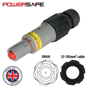 Elumen8 Powersafe 500A Line Drain 150mm2 L3 Grey
