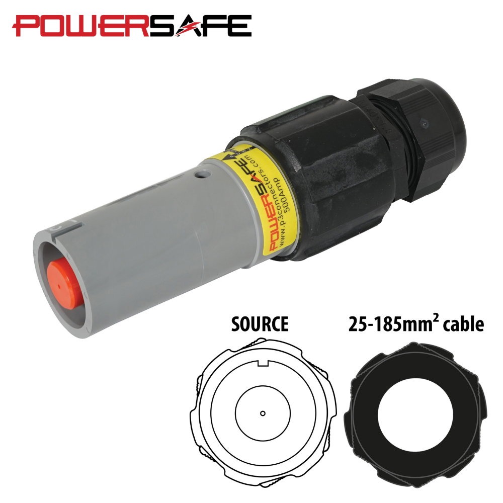 Elumen8 Powersafe 500A Line Source 150mm2 L3 Grey Elumen8 Powersafe 500A Line Source 150mm2 L3 Grey