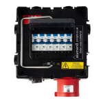 PCE IMST Distribution Box 32A 415V In, 6 x TR1 IP65 Out