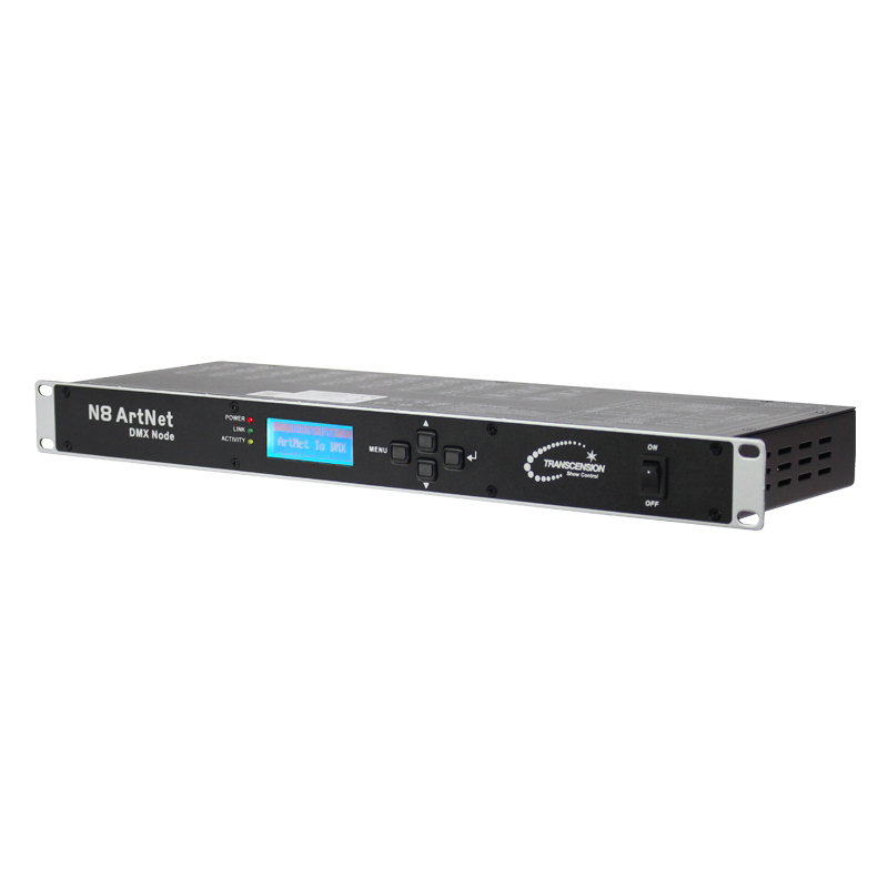 Transcension N8 Art-net/DMX Node MKII Transcension N8 Art-net/DMX Node MKII
