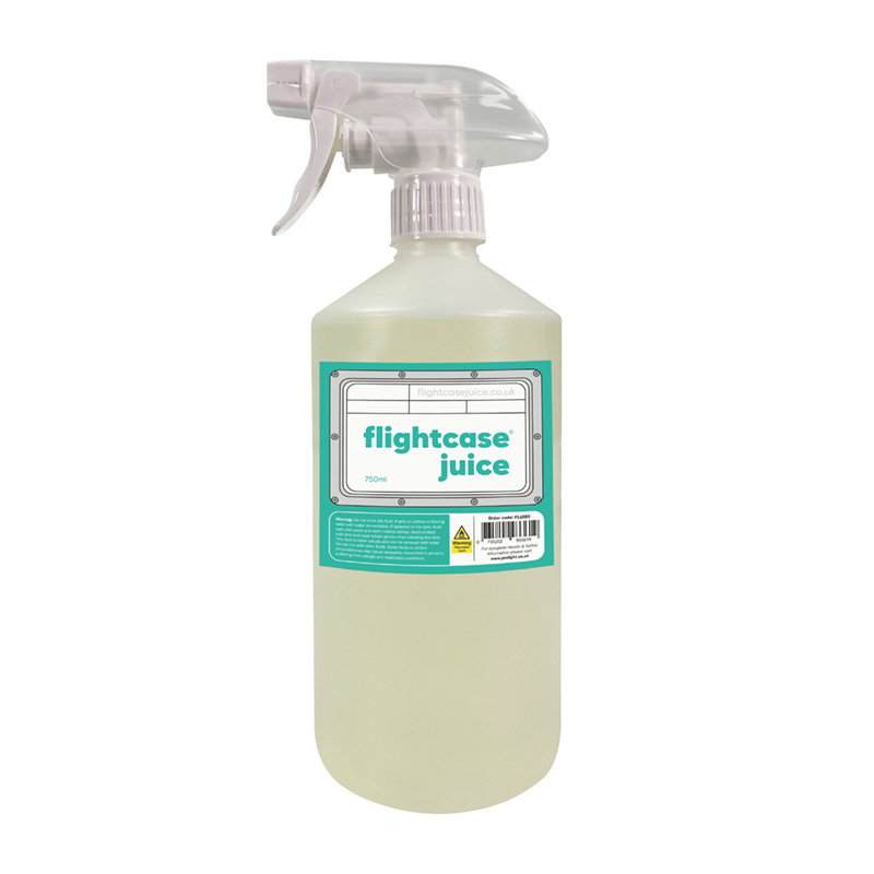 Flightcase Juice Label Cleaning Solution 750ml Flightcase Juice Label Cleaning Solution 750ml