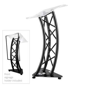 Global Truss Truss Lectern Stage Black
