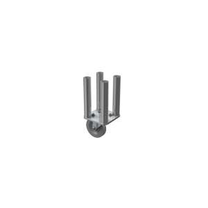 Global Truss GT Stage Deck 30cm 4 Way Round Leg with Castor