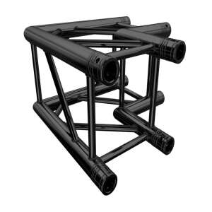 Global Truss F34 Standard 2 Way 90 Degree Corner Stage Black