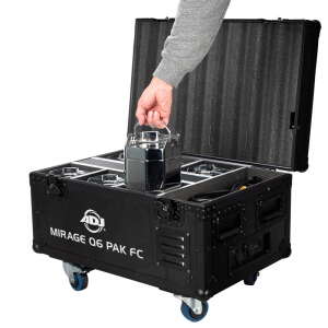 ADJ Mirage Q6 Pak Battery Uplighter Kit